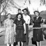 Ekburgs - Beda, Freda, Little Charlie, Edwin and Evelyn. Circa1949-50