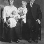 Beda and Charlie with Verner and Evelyn, probably 1918, two years before Edwin was born.