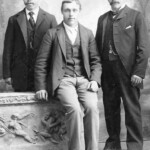 Charlie, August and John Ekburg taken in Pueblo, Colorado. Circa early 1890's John Ekburg