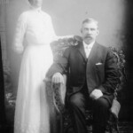 Beda and Charlie's wedding day 1 June 1912 in Denison, Texas.