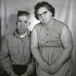 Edwin and his wife Freda at their home in Hesperus, Colorado. Circa 1971